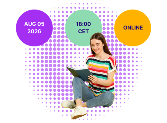 August 5, 2026, 18:00 CEST, Online Webinar