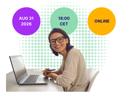 August 31, 2026, 18:00 CEST, Online Webinar
