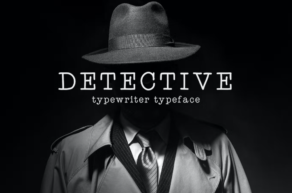 detective book fonts