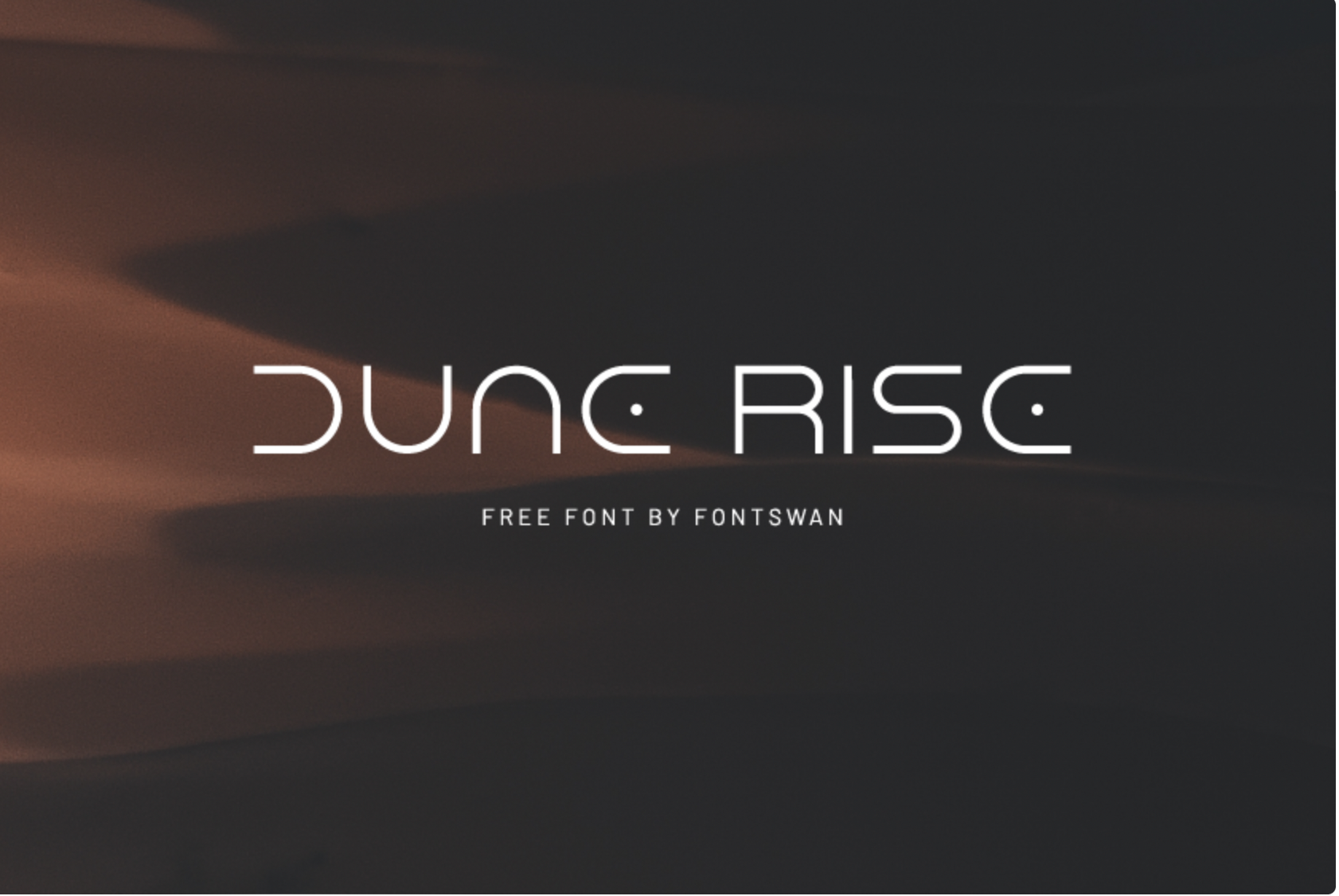 dune rise book font