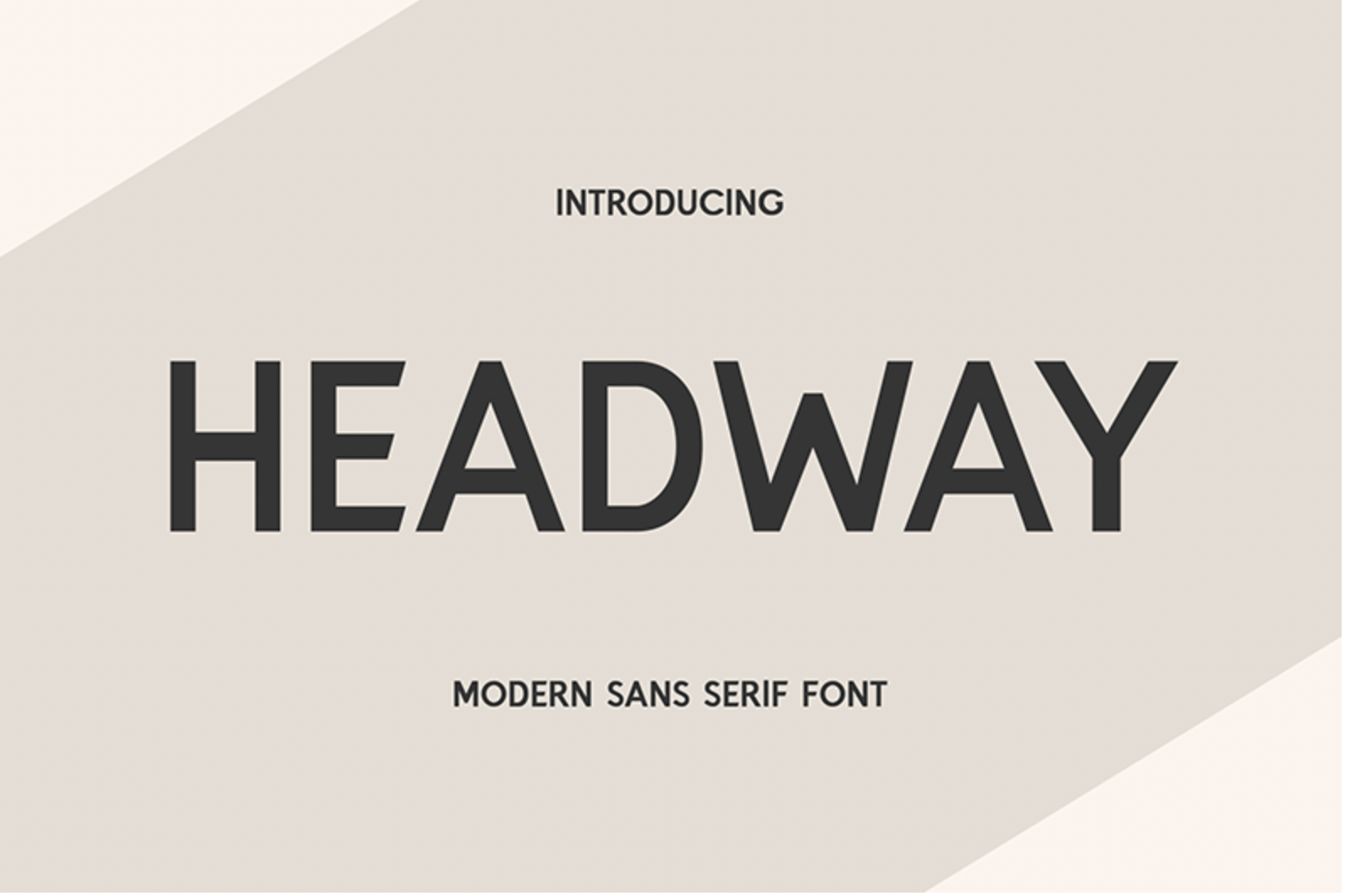 headway book font