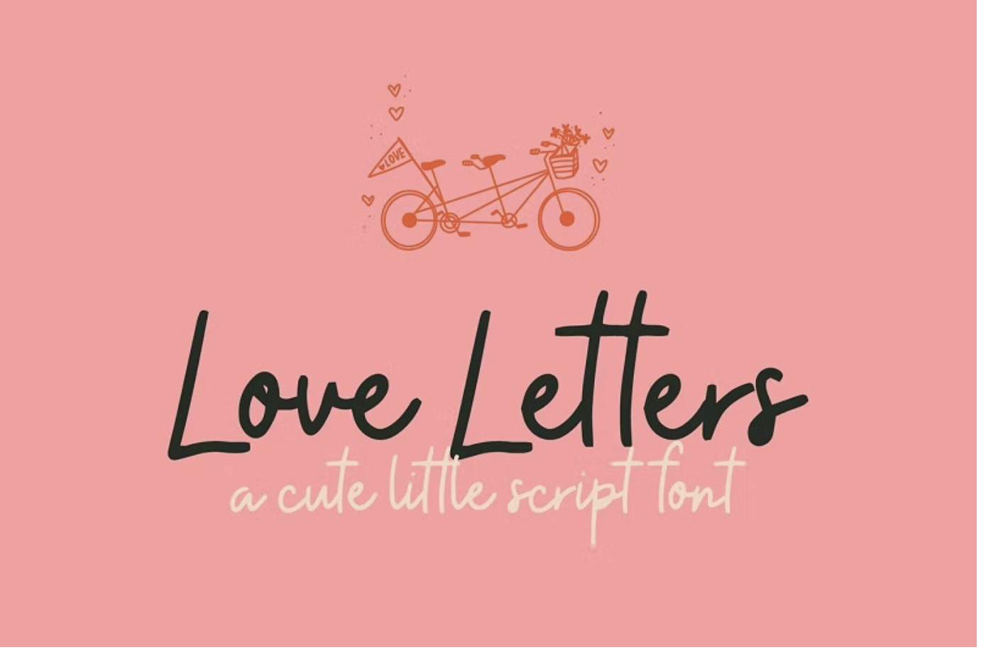 love letters book font