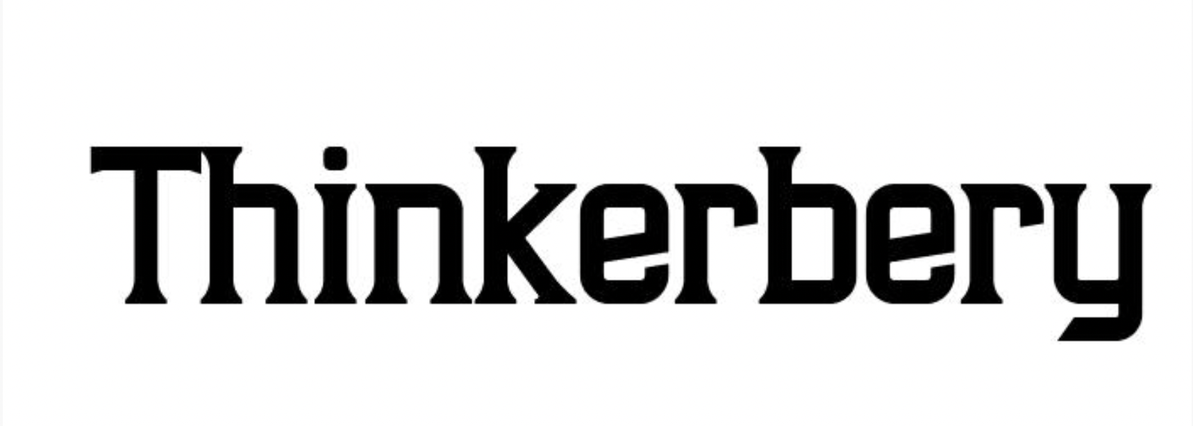 thinkerbery book font