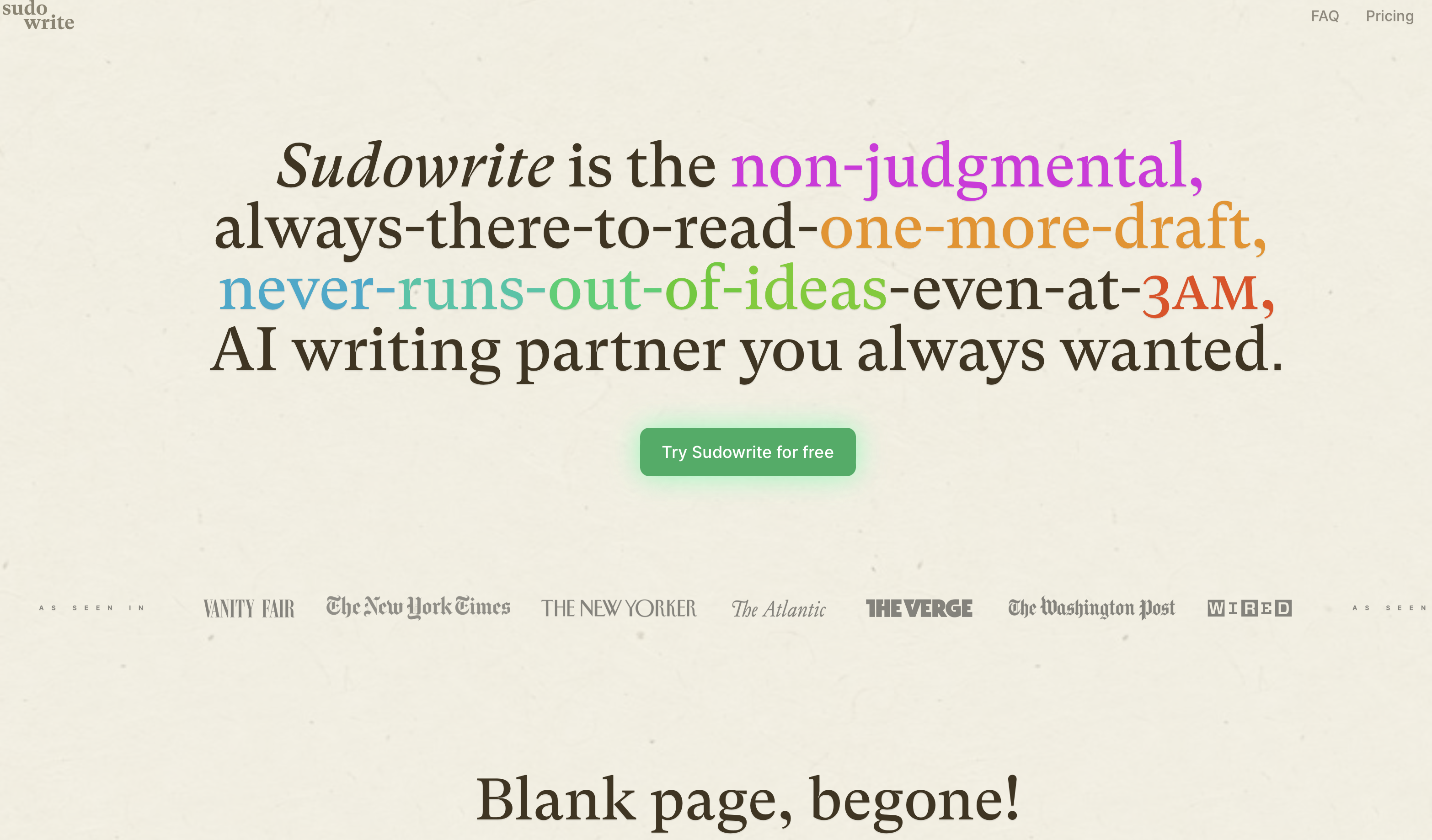 ai writing tools sudowrite