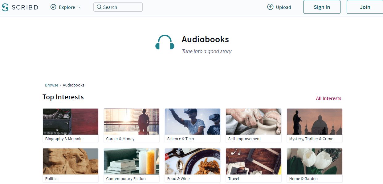 Sribd audiobooks