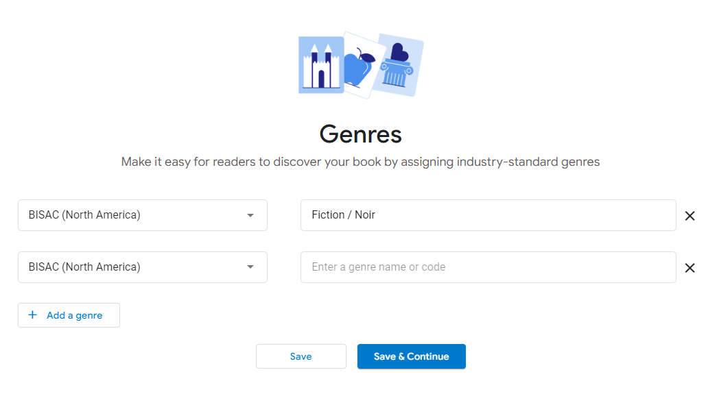 how to publish on google play genres