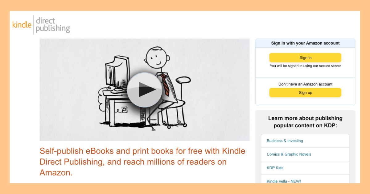 kindle self publishing