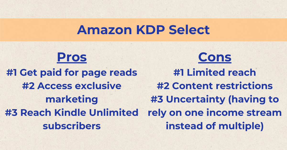 Publishing On Amazon Pros And Cons