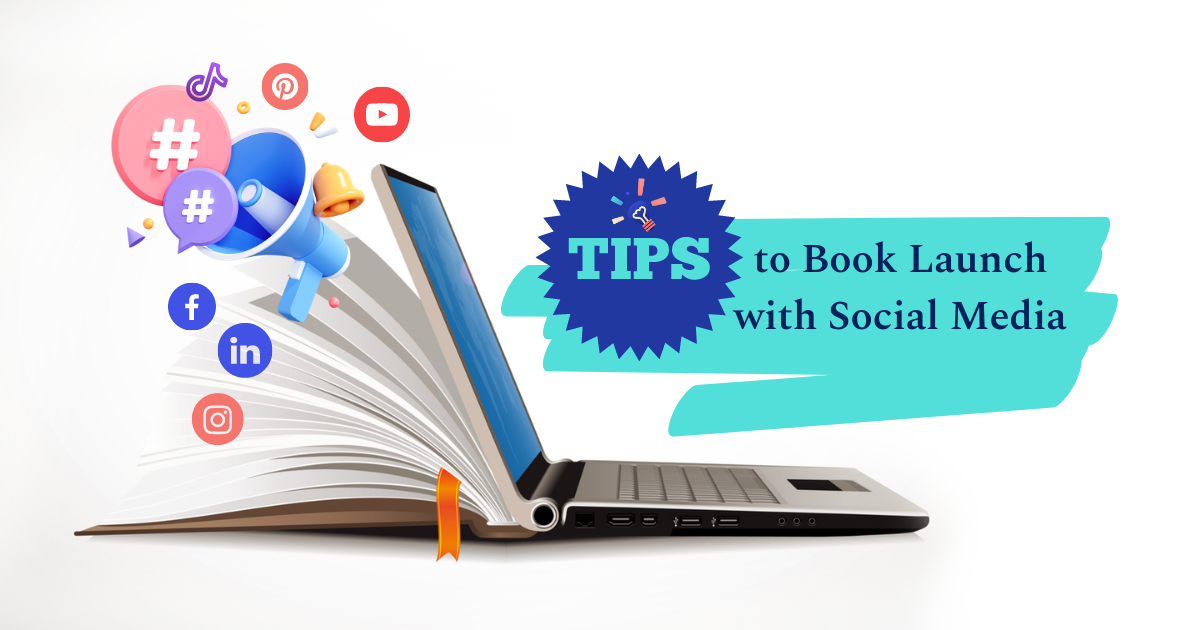 how to launch a book on social media