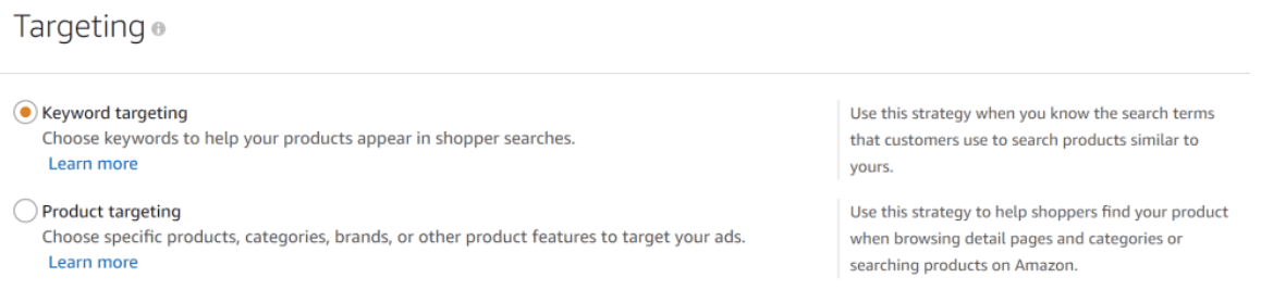 amazon targeting