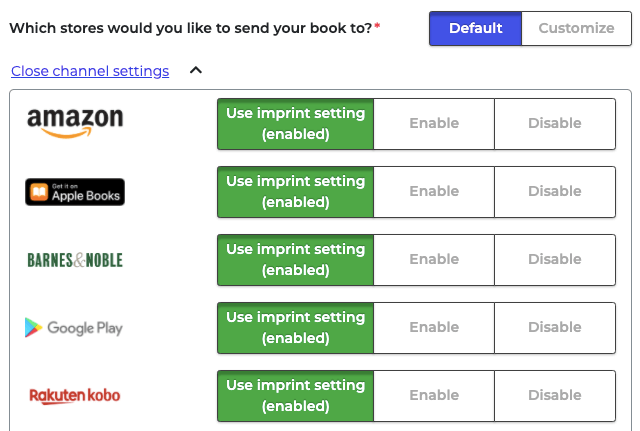 PublishDrive distribution includes thousands of stores