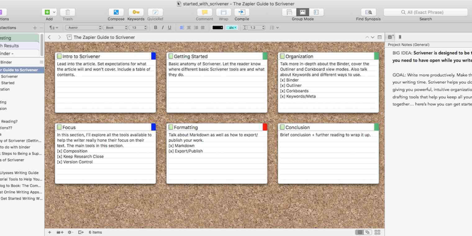 Scrivener is a popular writing software