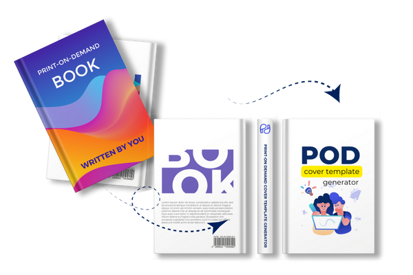 Print-on-demand converter and print cover converter