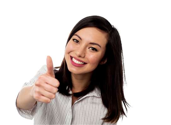 Smiling woman