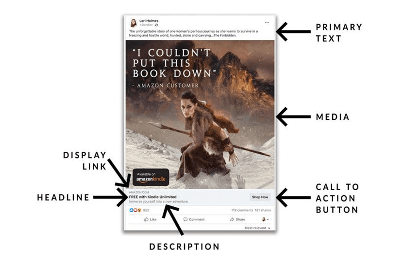 facebook advertising for books