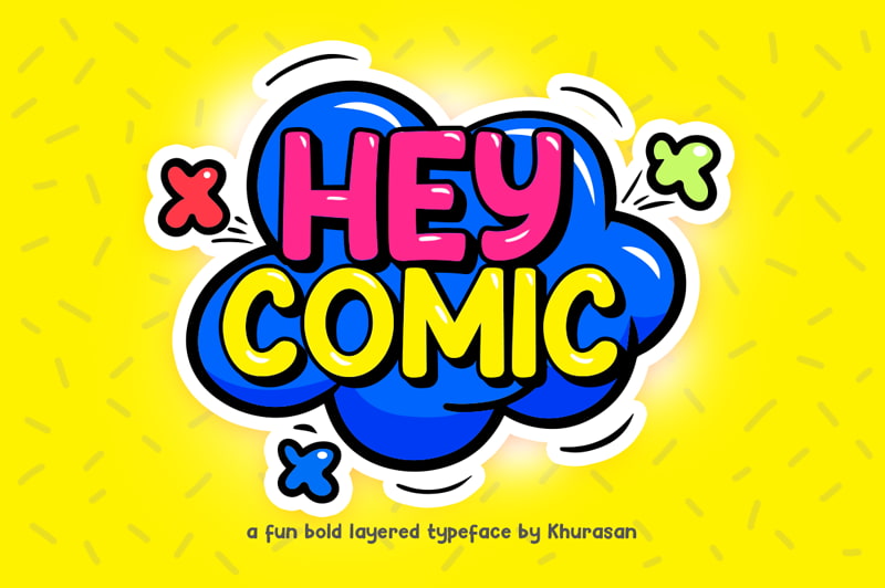 hey comic font