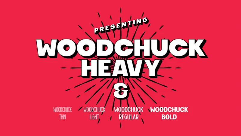woodchuck comic font