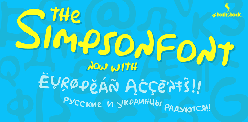 simpsons comic font