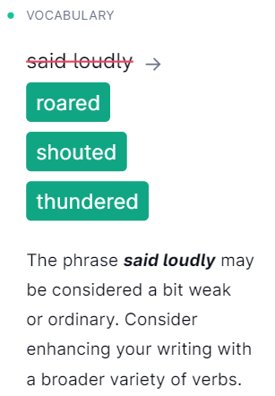 self-editing grammarly suggestions