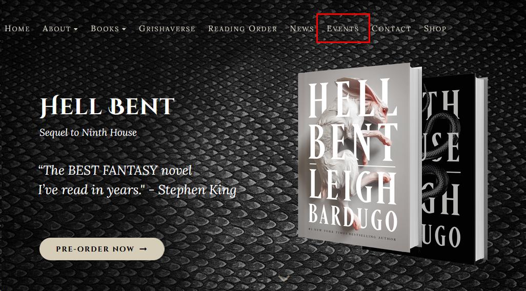 leigh bardugo author website