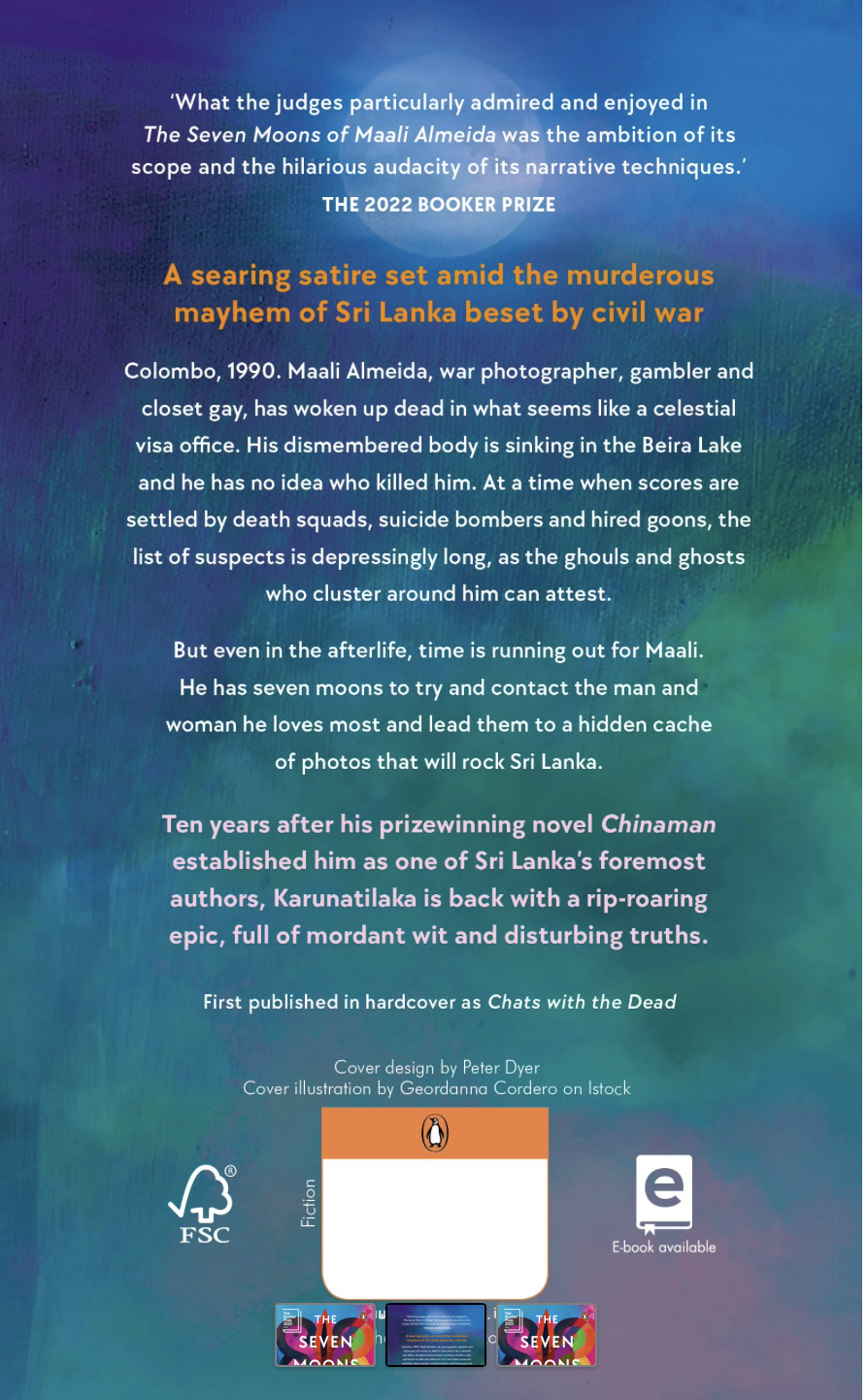 fiction book back cover