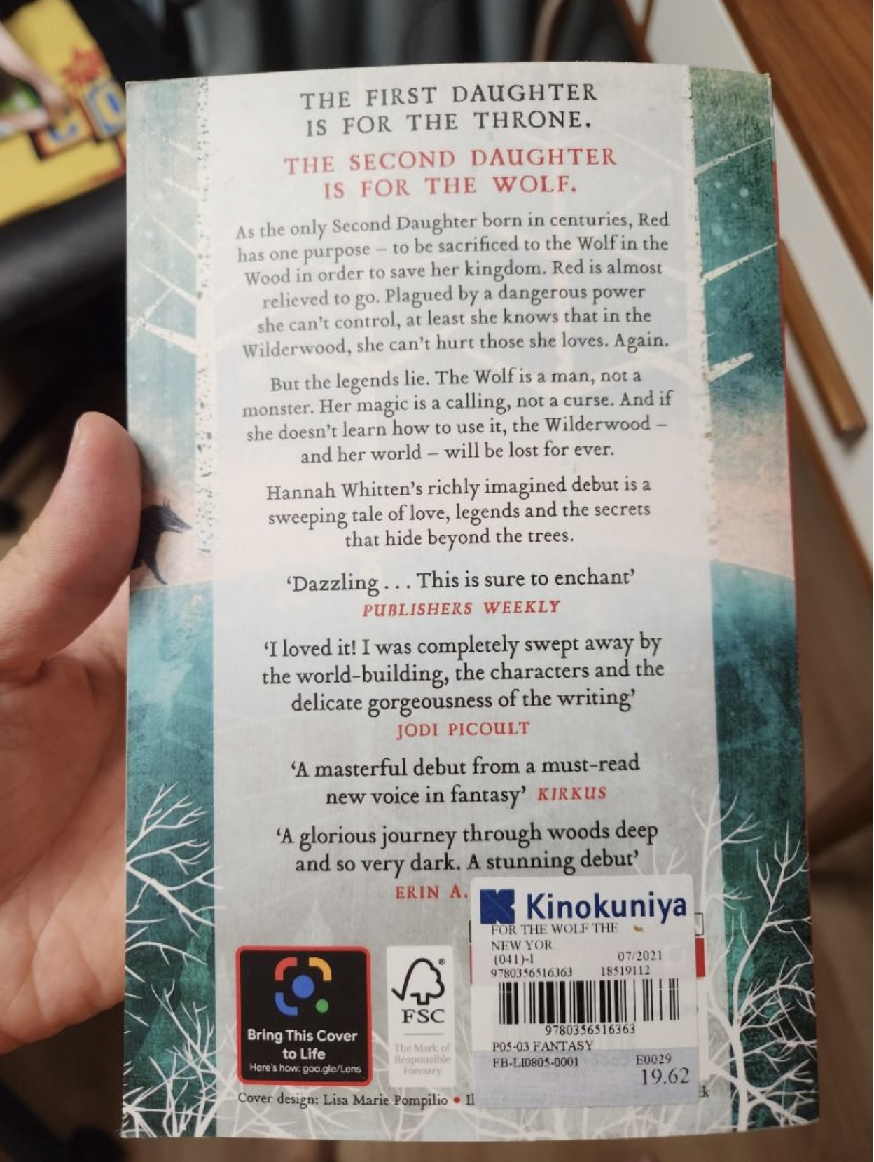 book blurbs the wolf back cover