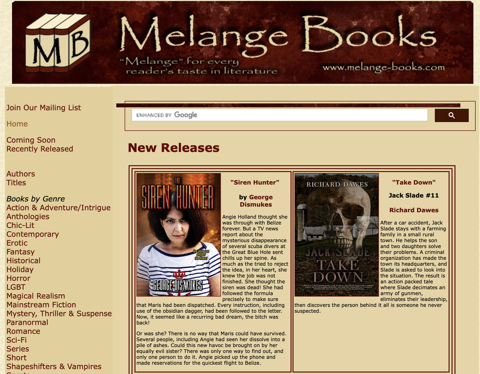 Melange Books romance publisher