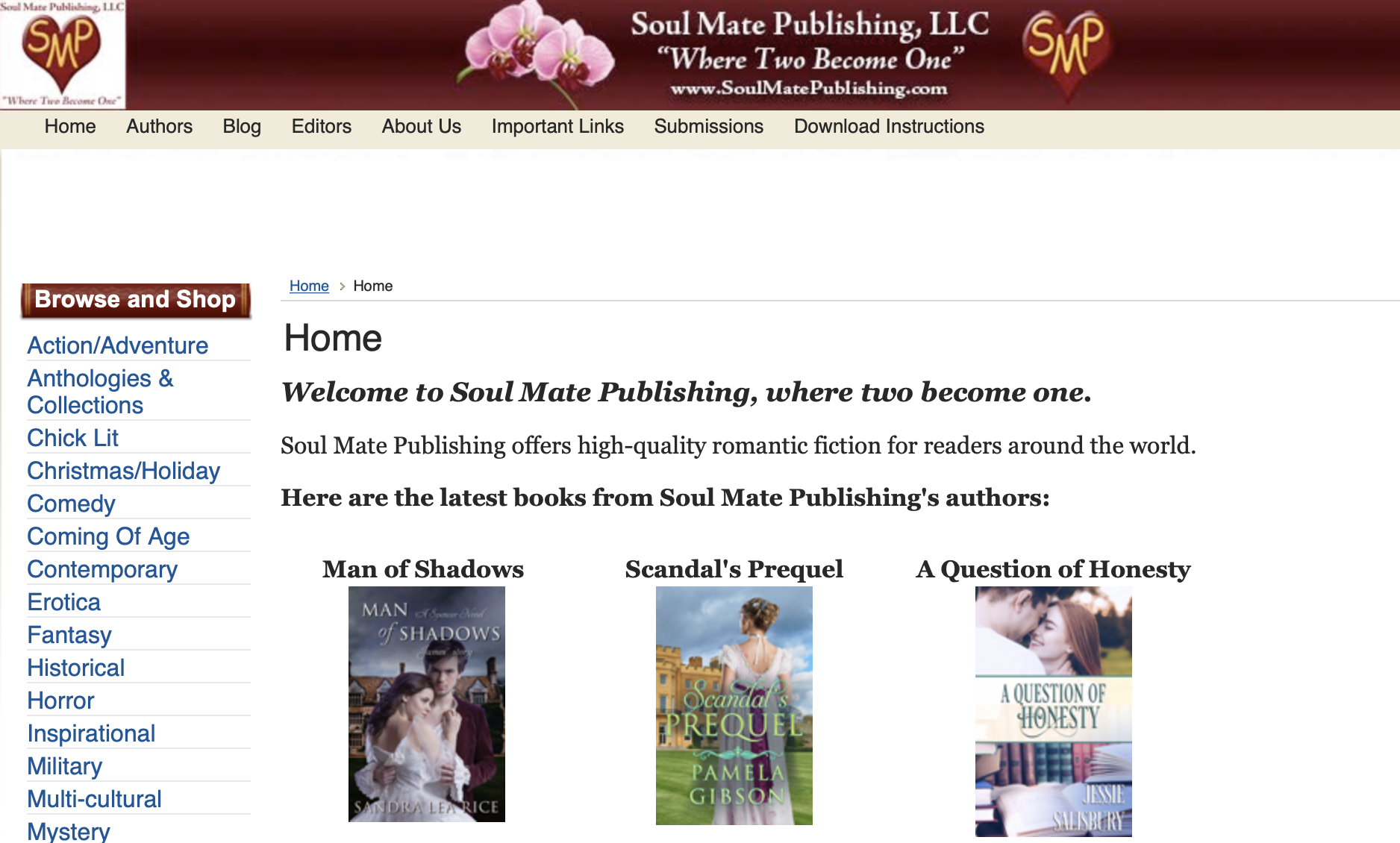Soul Mate Publishing romance publisher
