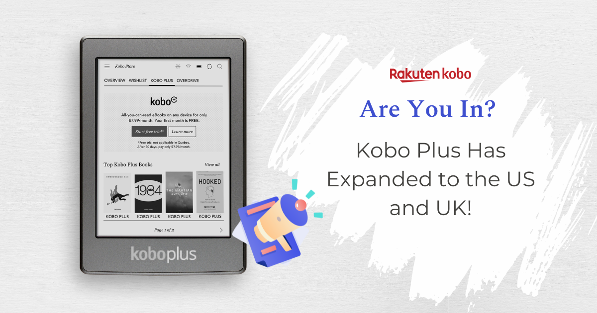 kobo plus has expanded to the US and UK