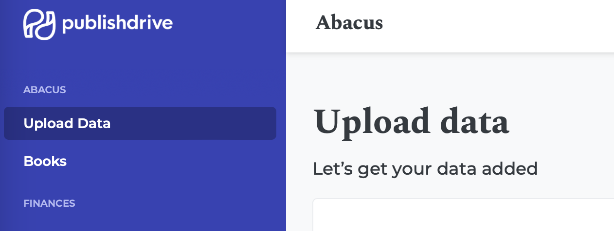 upload ingram sales data to abacus