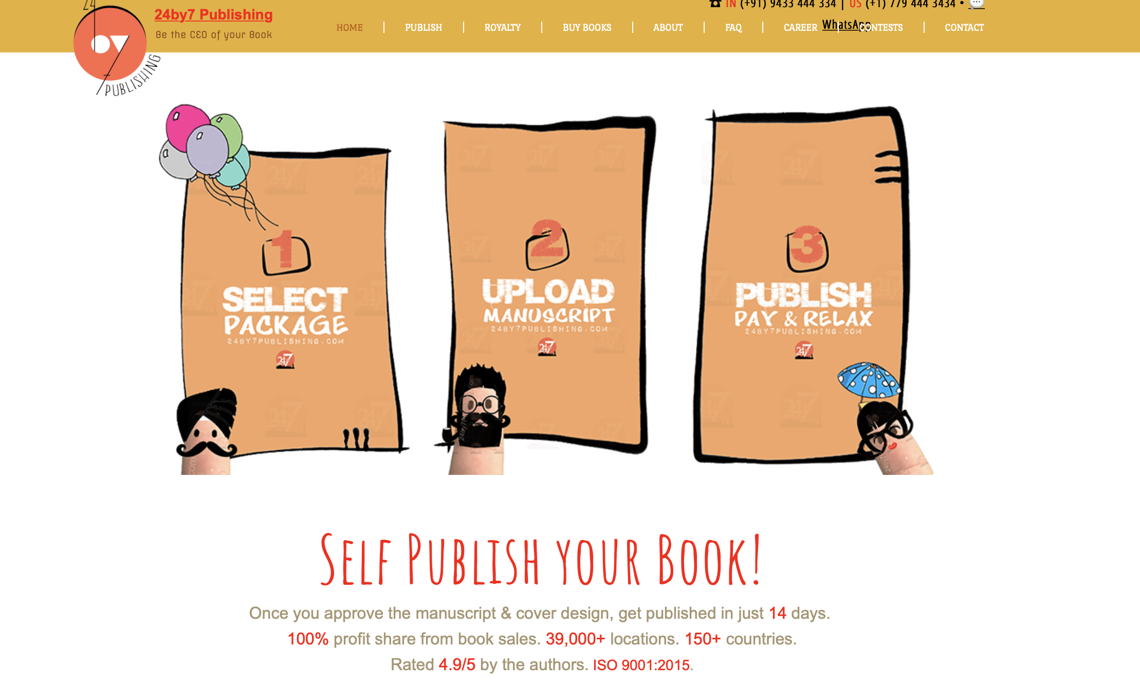 self publishing india 24by7 publishing