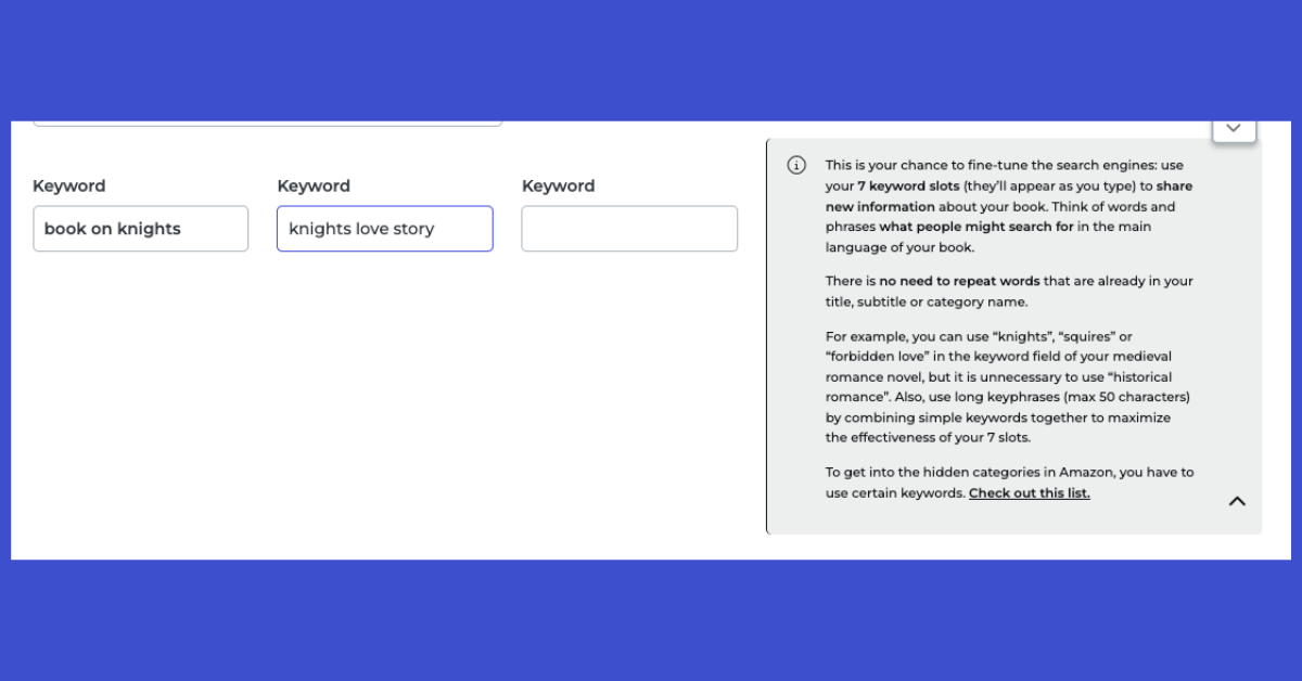 book metadata