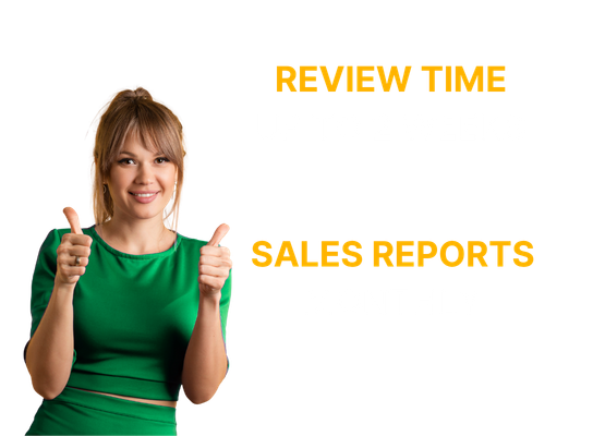 Review time and sales reports