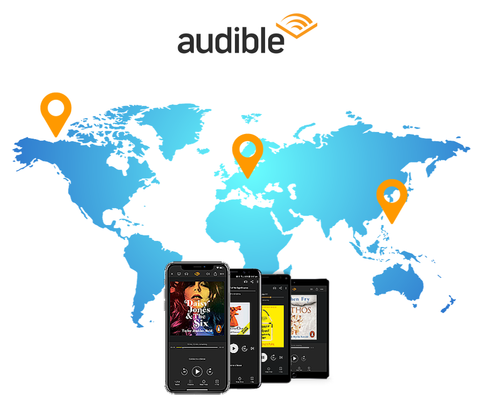 publish on audible with publishdrive