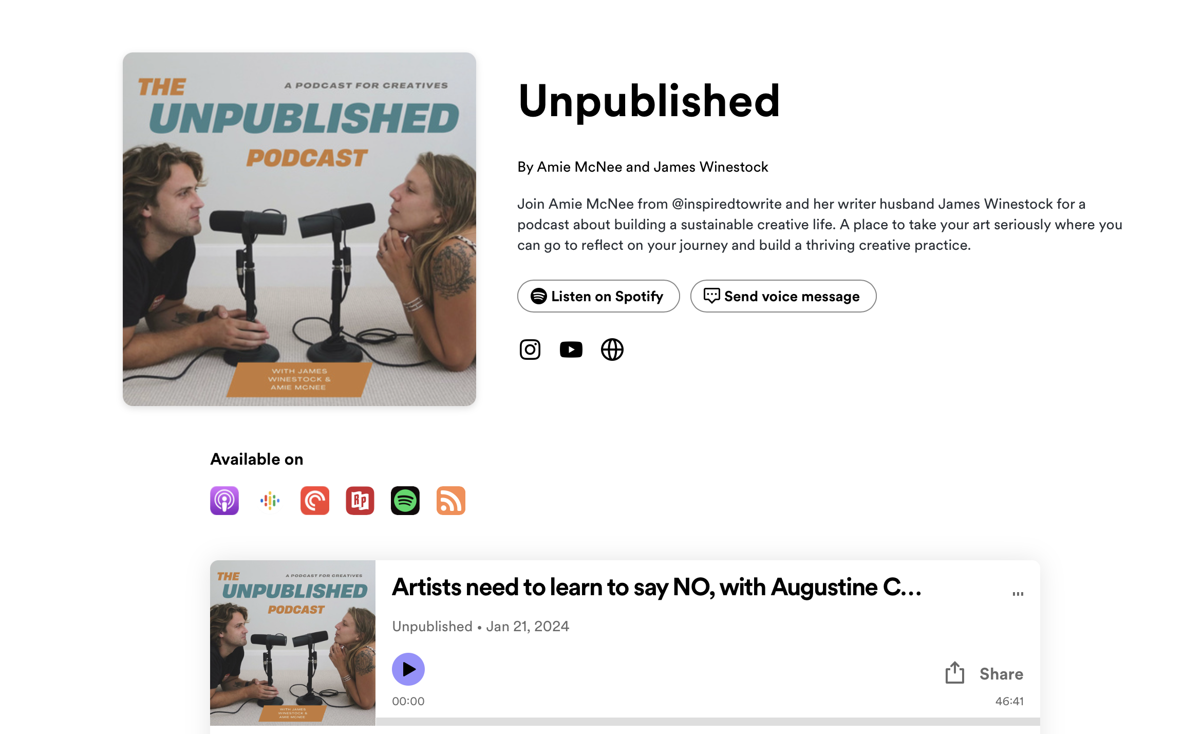 podcasts for authors_unpublished