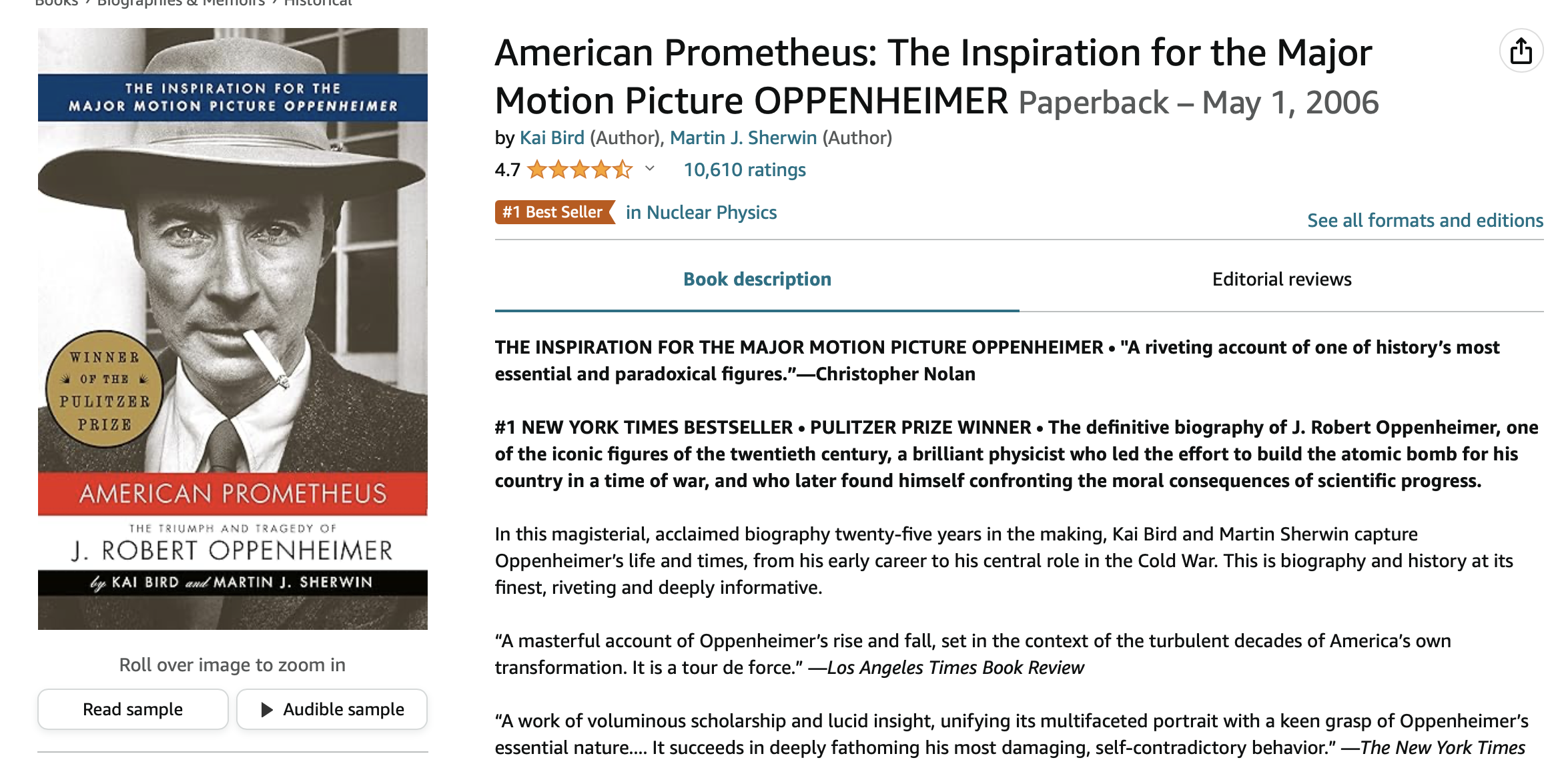 american prometheus