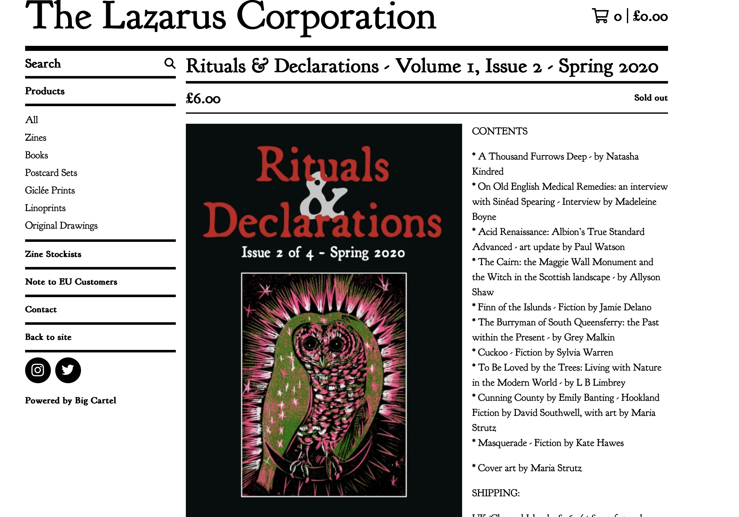zine publishers the lazarus corporation