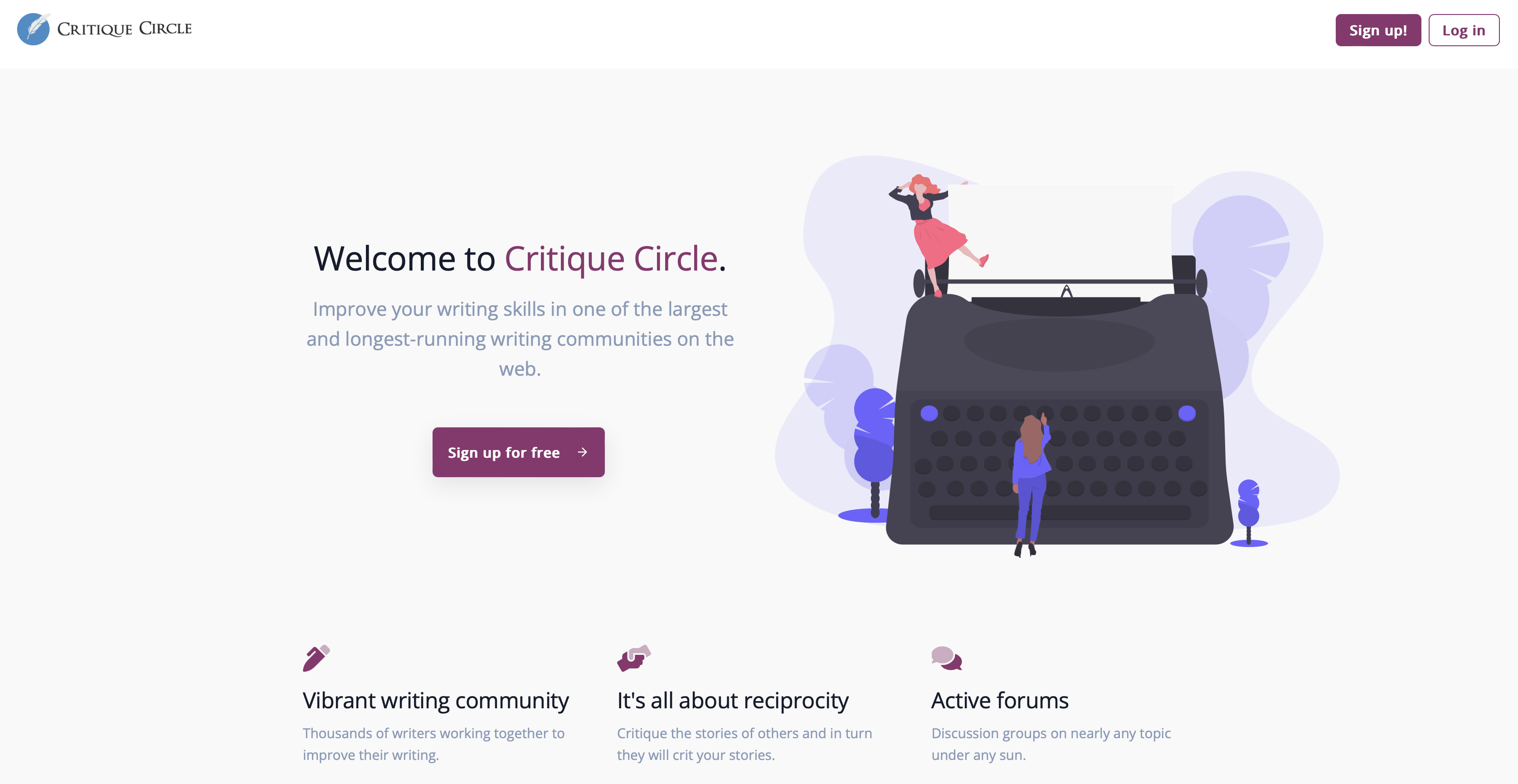 writing communities critique circle