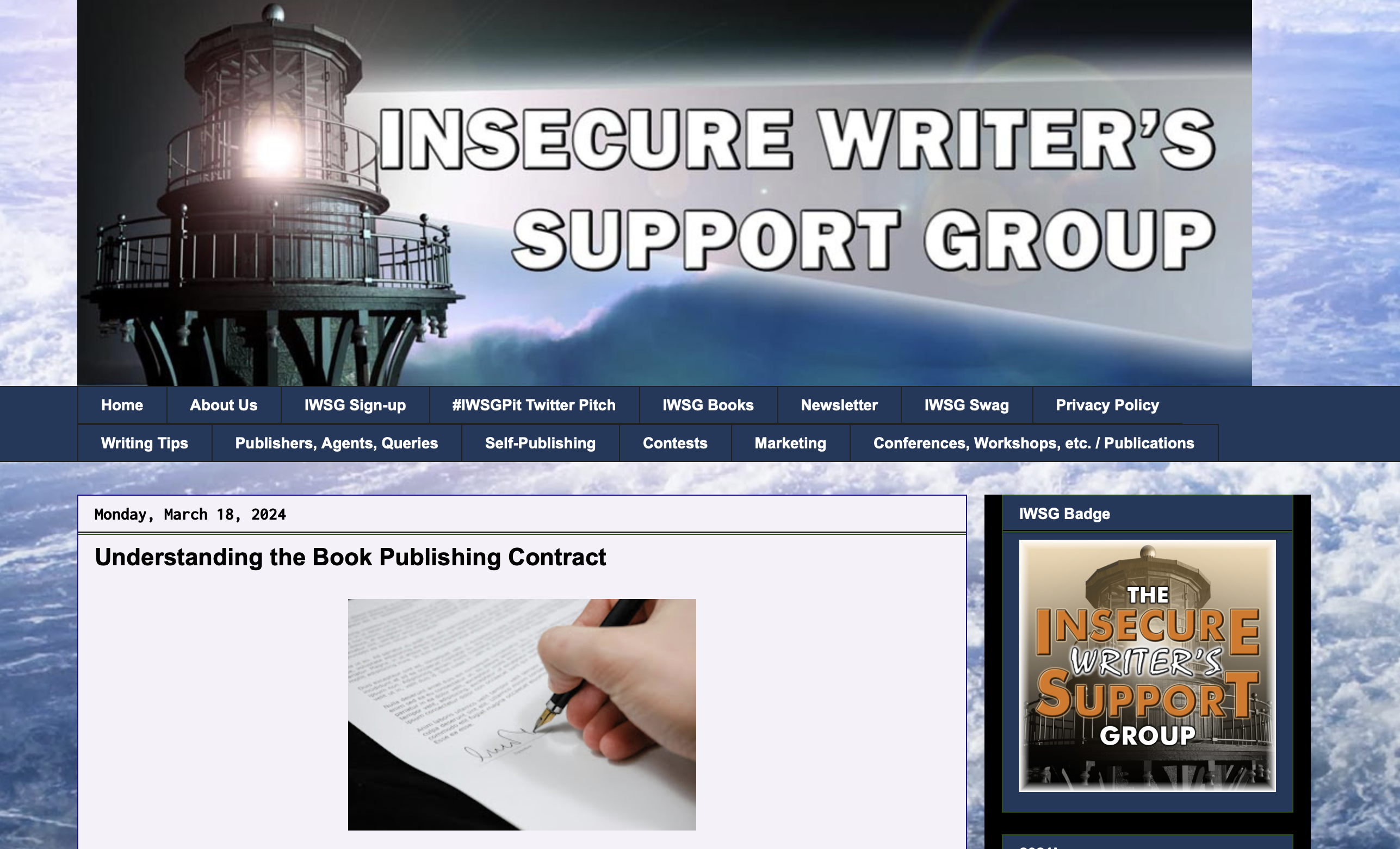 writing communities insecure writers