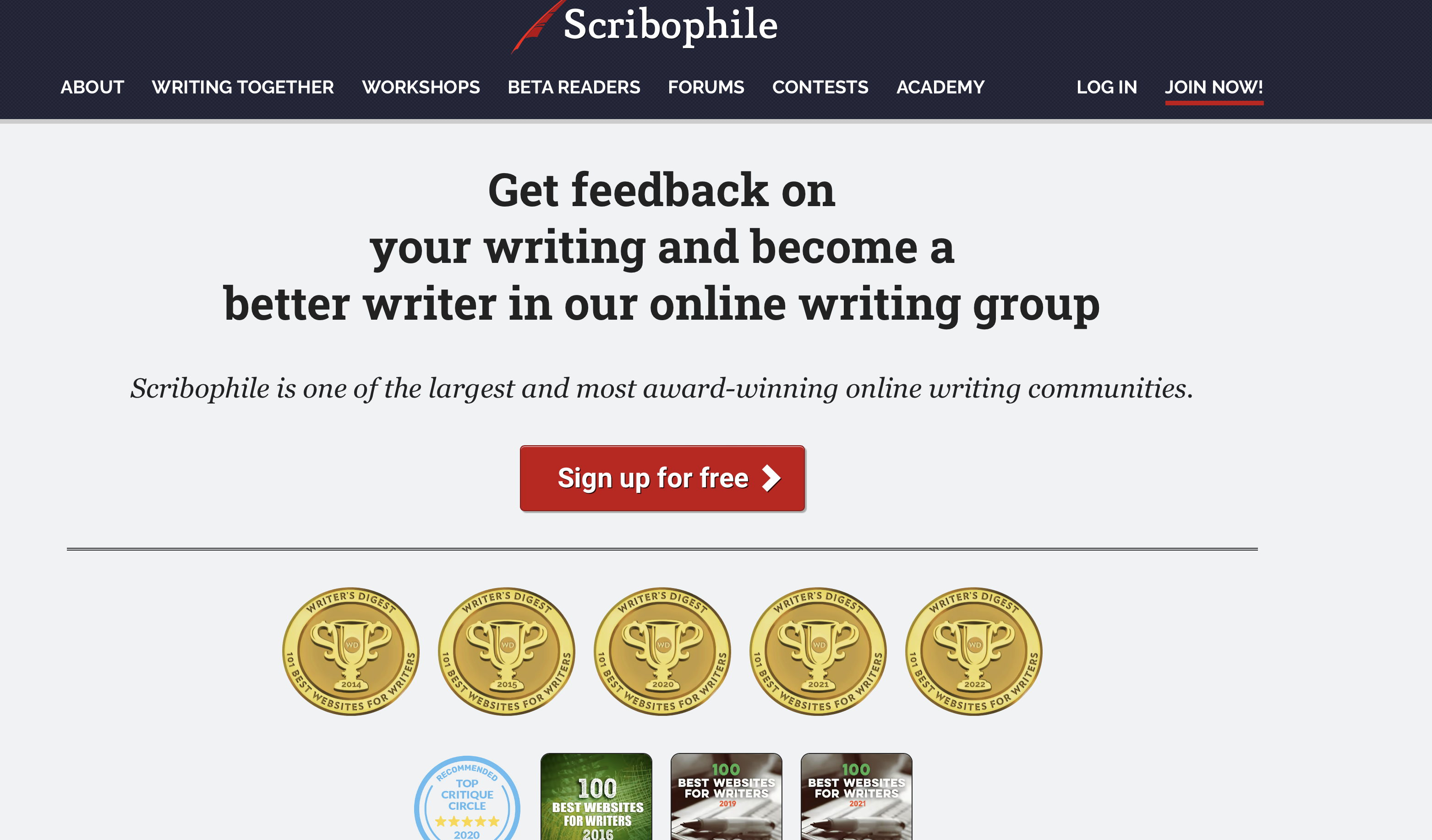 writing communities scribophile