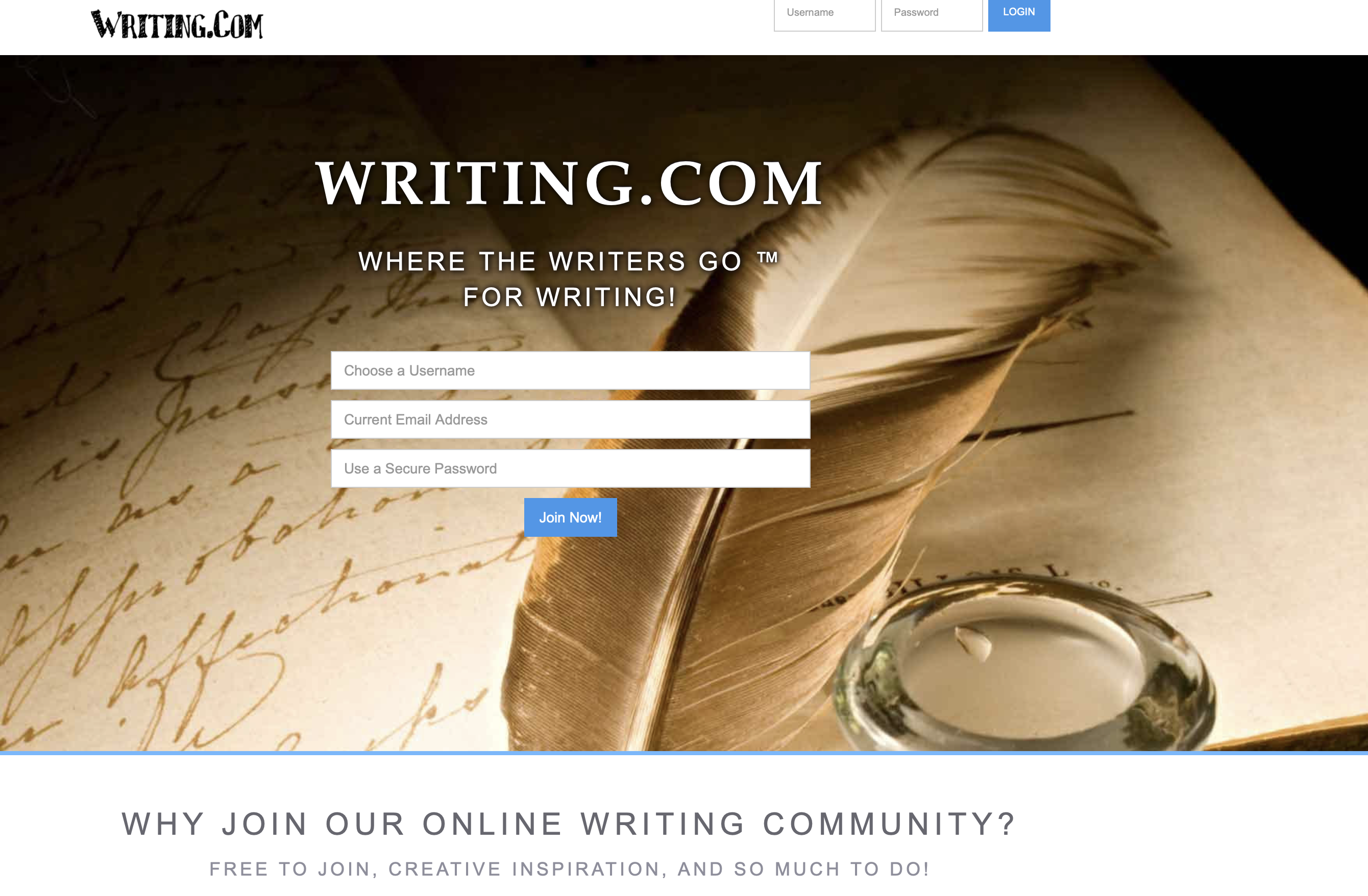 writing communities writing.com