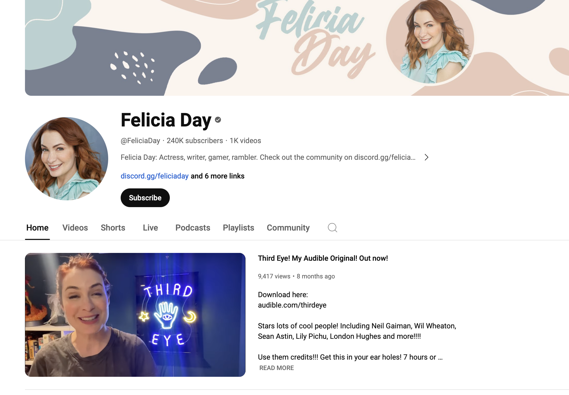 felicia day influencer author