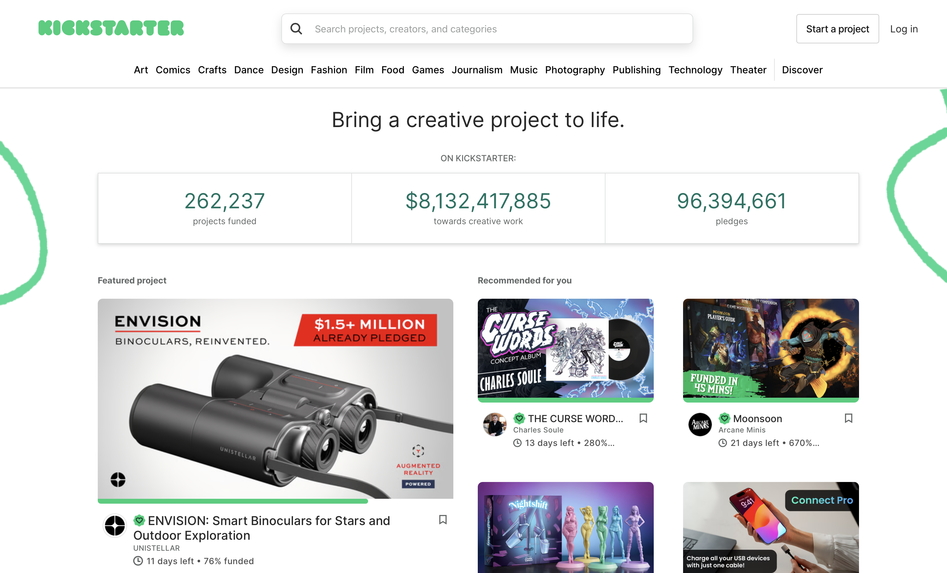 kickstarter crowdfunding platform