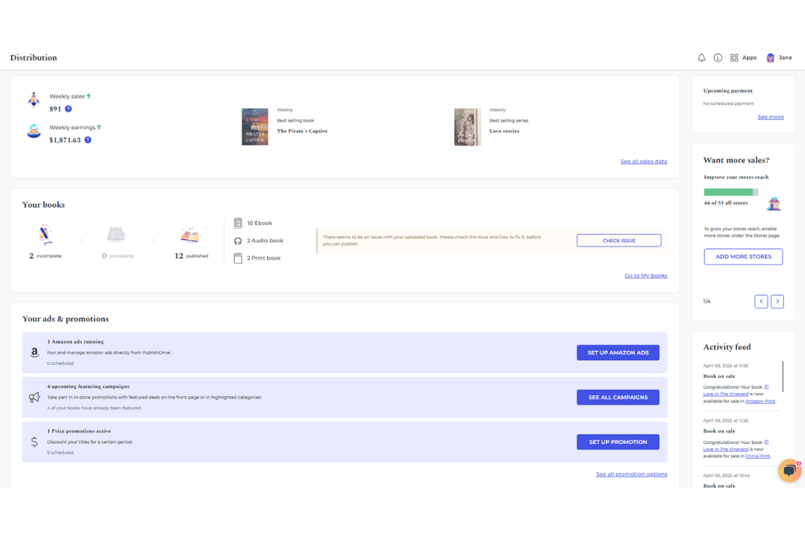 Main Dashboard - Now