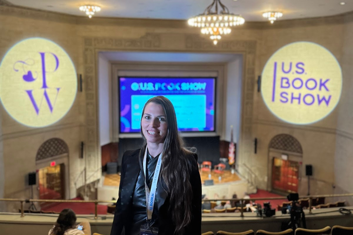 Kinga at US Book Show 2025