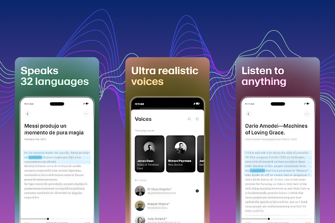 ElevenReader app launch