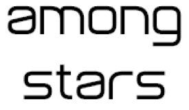 Among stars book cover font example