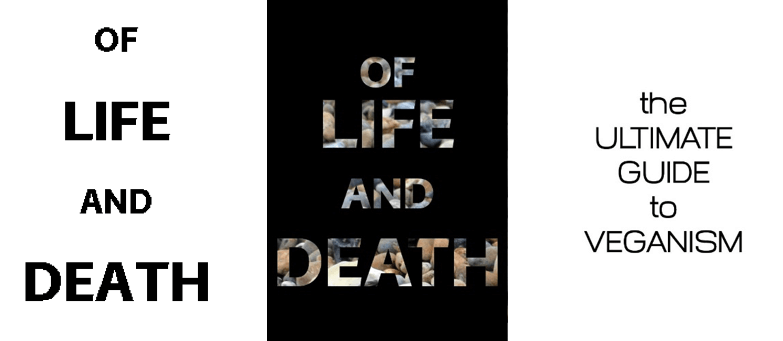 Book cover with inverse font and patterned background
