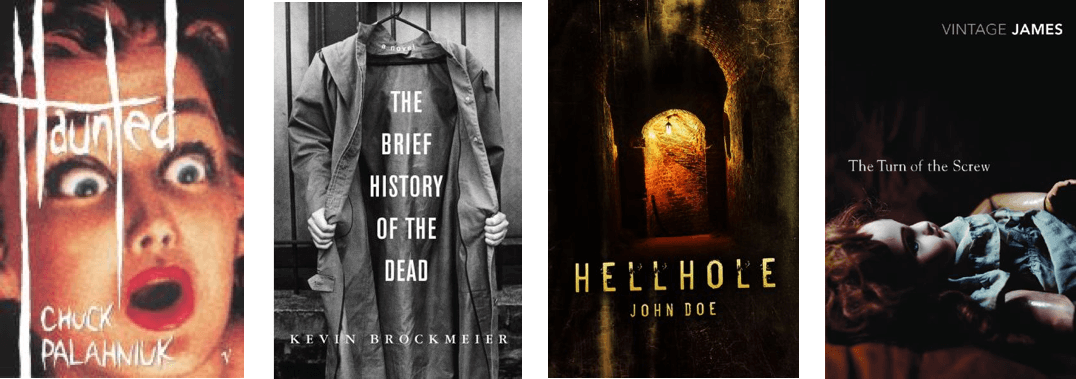 Horror book cover font good examples