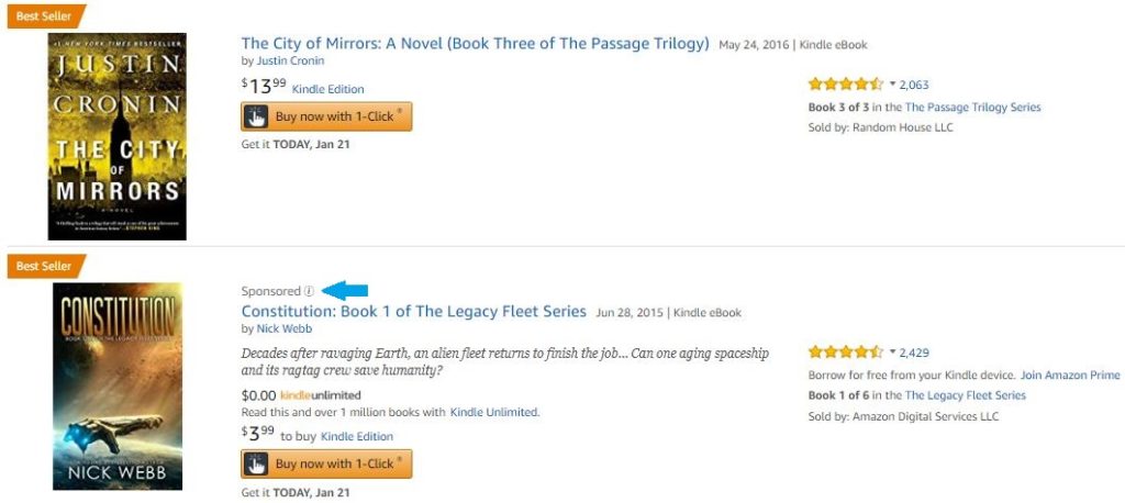 Amazon Advertising for ebooks 1